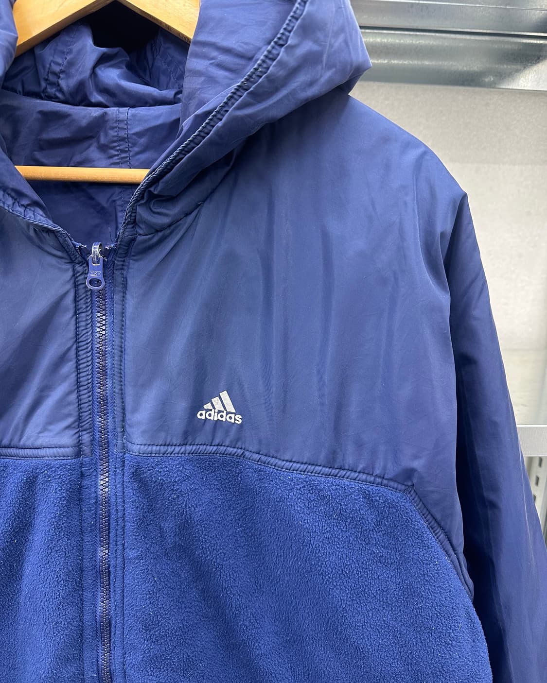 (3XL)90'S 아디다스 양면 후드점퍼-M1617 상품이미지2