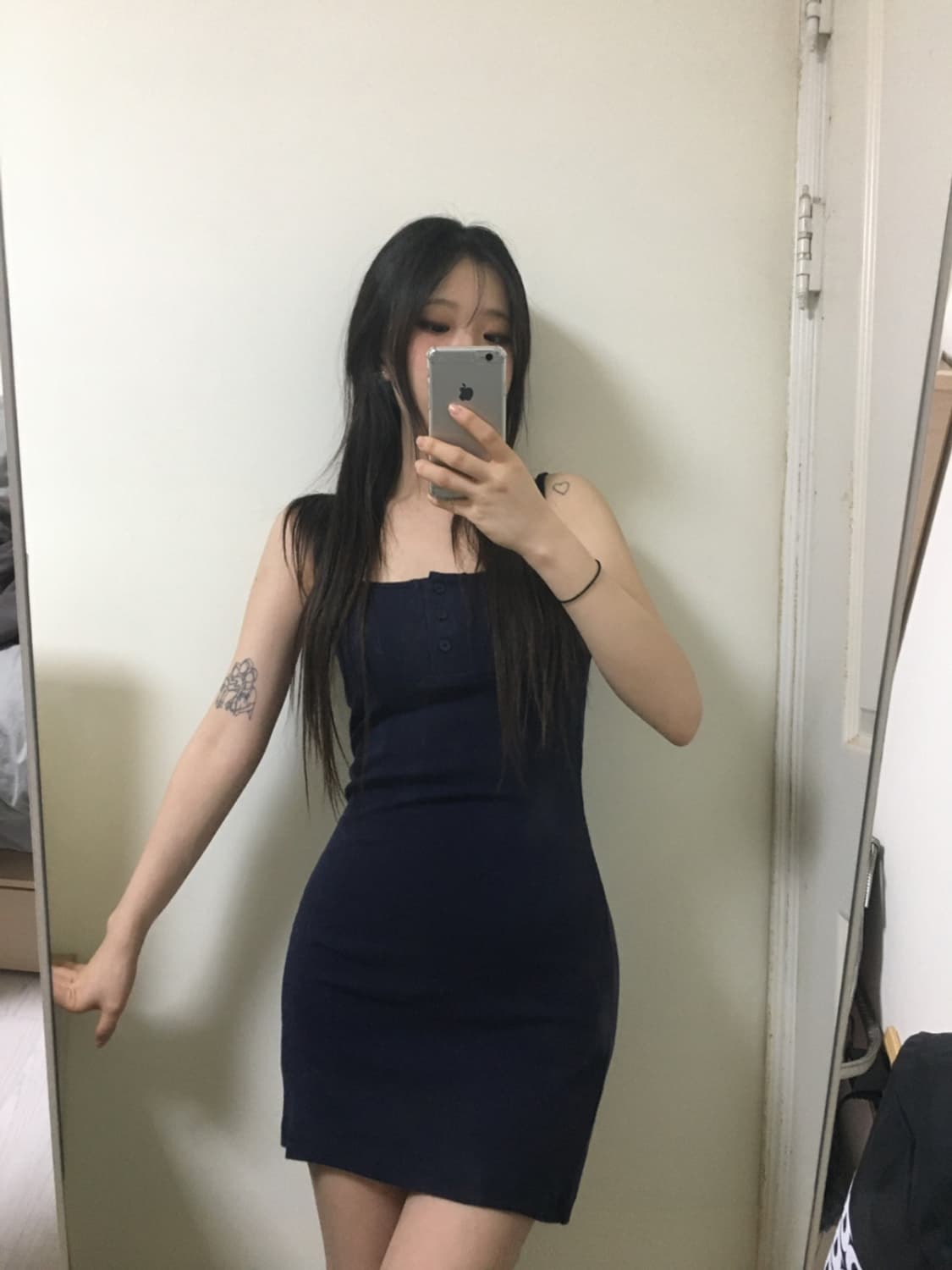 아워캐비넷 kiki ops 원피스 네이비 새상품 상품이미지1