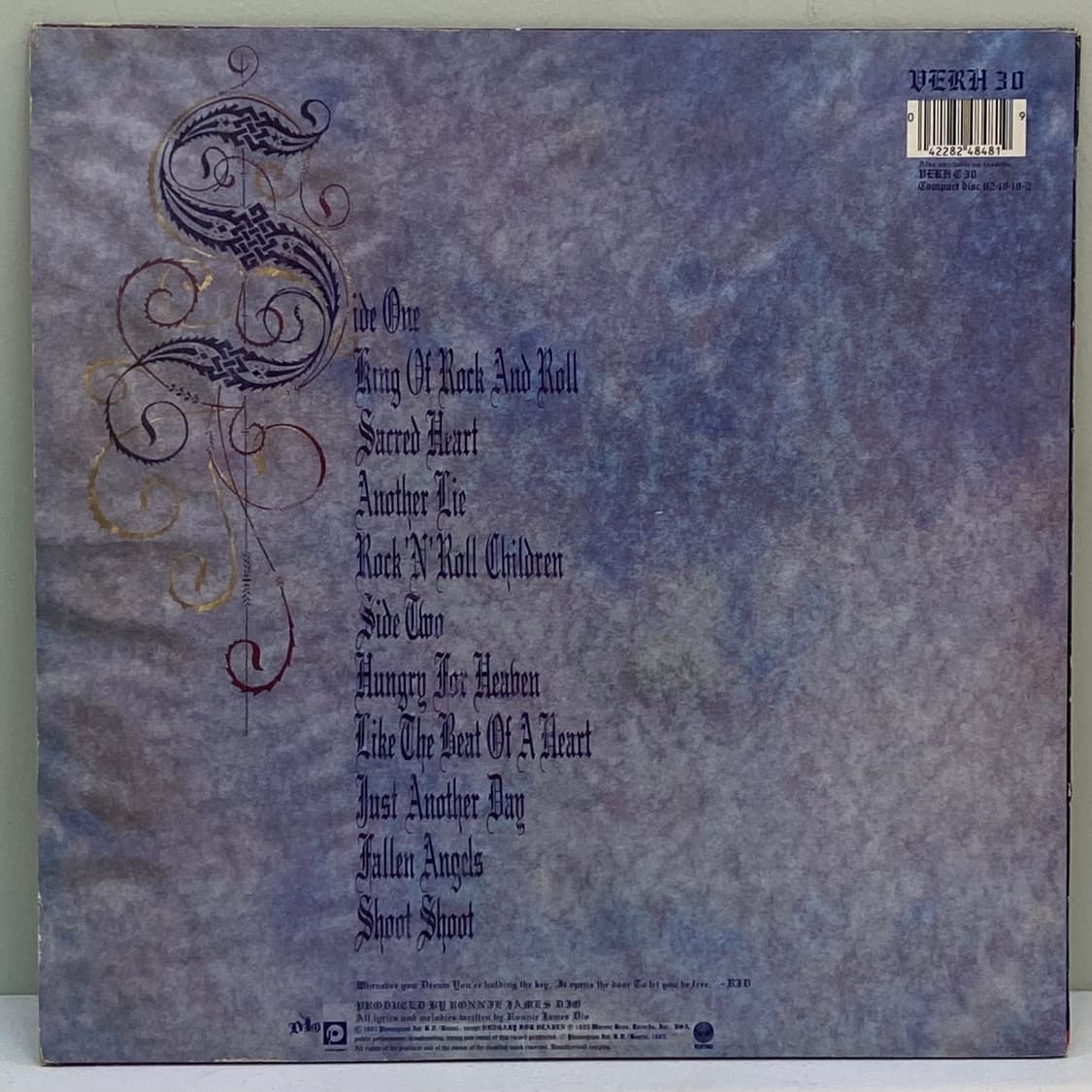 (LP) Dio -Sacred Heart 상품이미지2