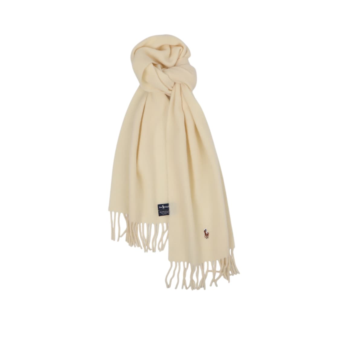폴로 랄프로렌 아이보리 램스울 머플러 상품이미지1