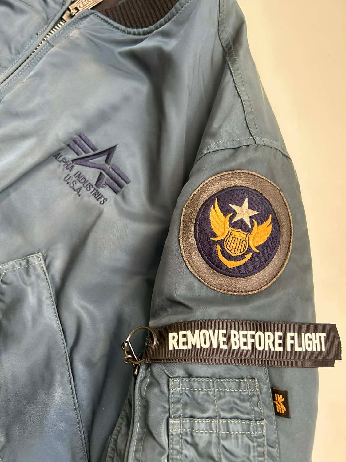 [XL] 알파인더스트리 CWU-45/P 미군 플라이트 항공 점퍼 바시티 상품이미지8