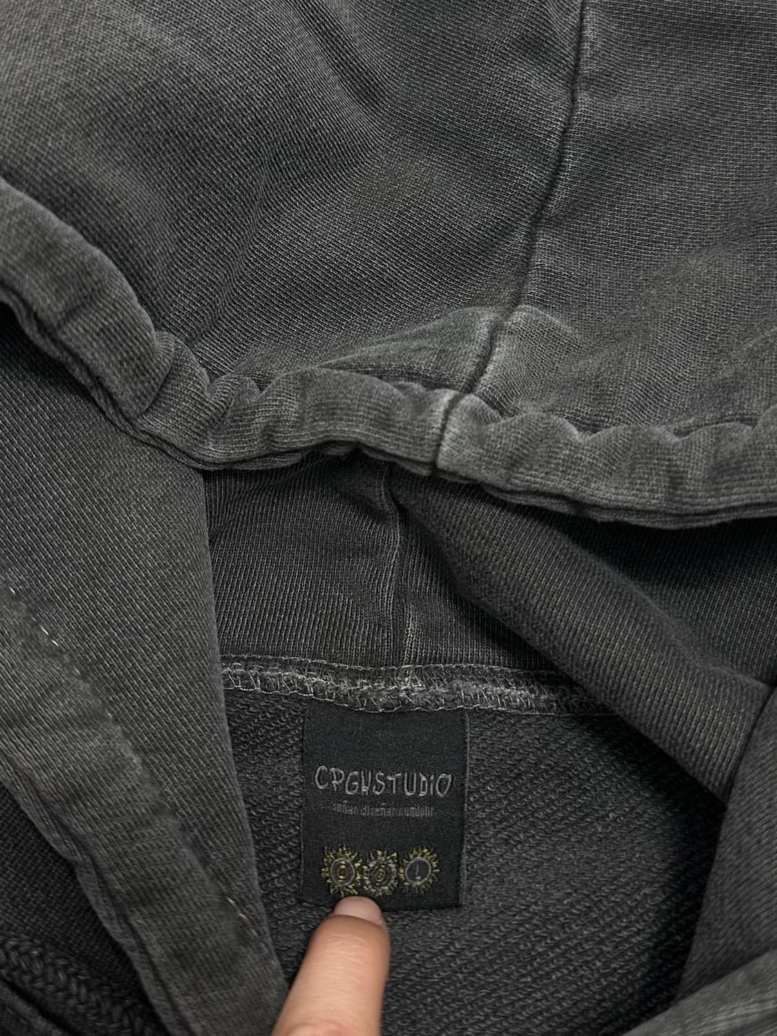 CPGN STUDIO 꼼파뇨 피그먼트 워싱 후드티 상품이미지6