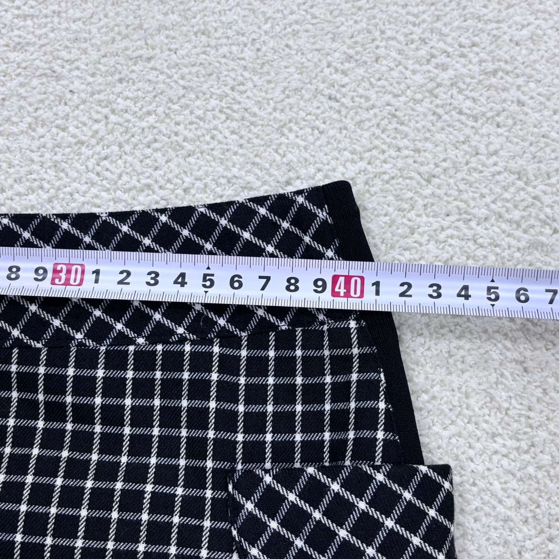 MED 파사디골프 체크 미니스커트 0316E 상품이미지4