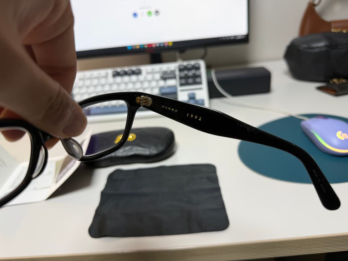 백산안경(하쿠산안경)데코퍼스트(골드윙) 상품이미지4