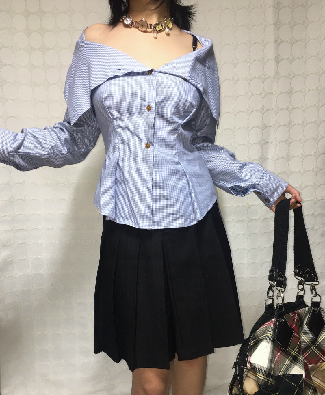 vivienne westwood 변형 카라 셔츠 상품이미지10