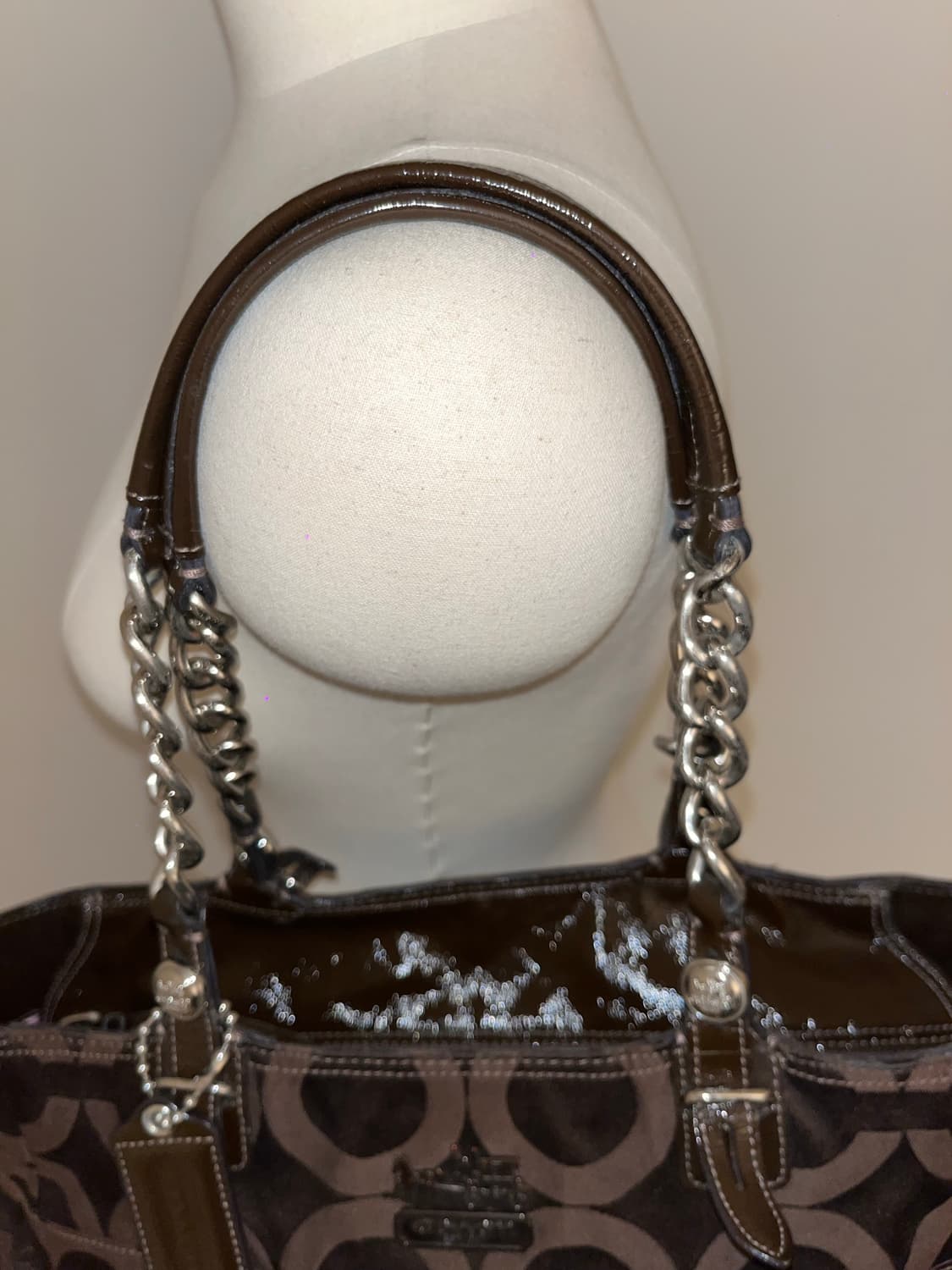 📦90ss Coach Basic Brown shoulder bag 상품이미지6