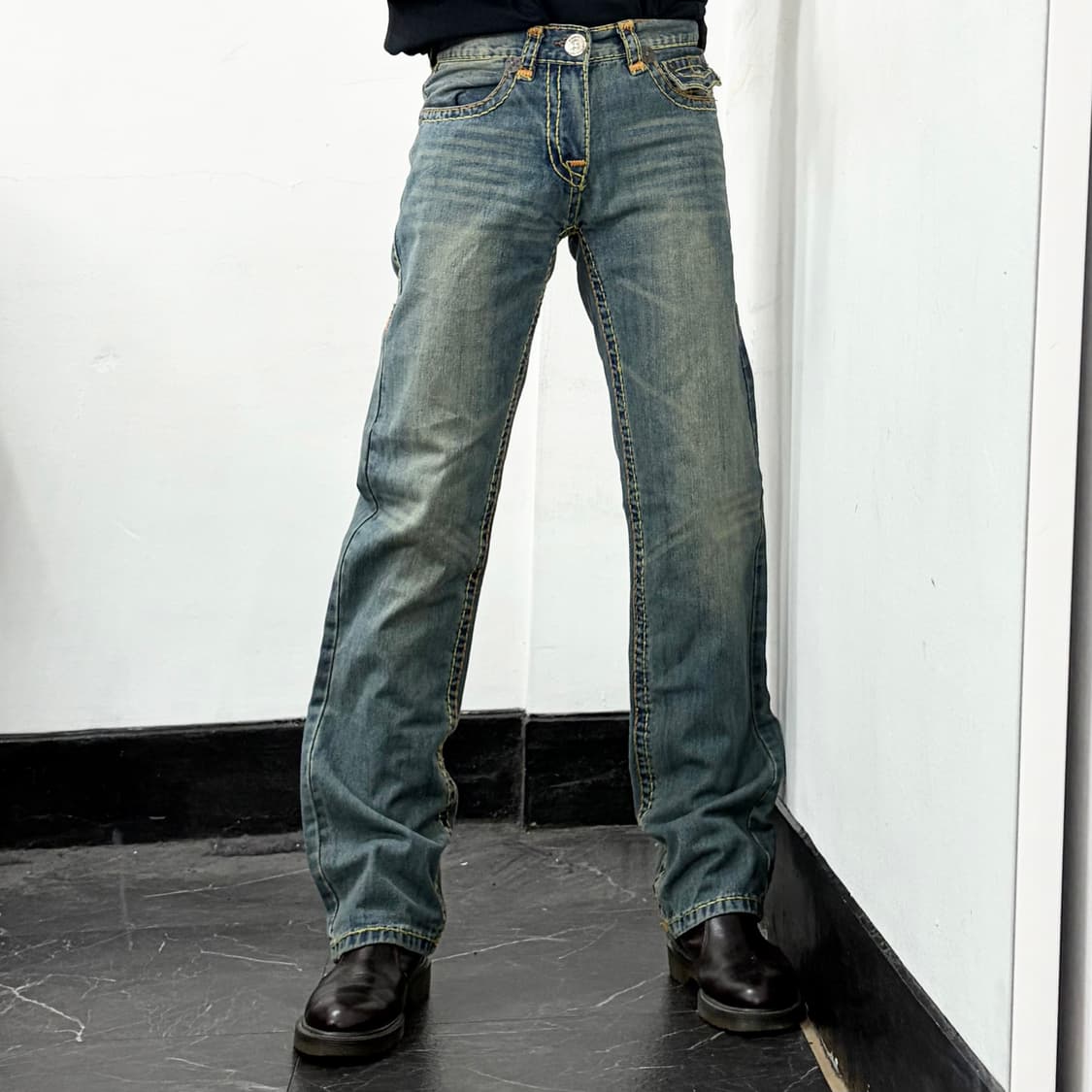 트루릴리전 월드투어 데님 팬츠 상품이미지3