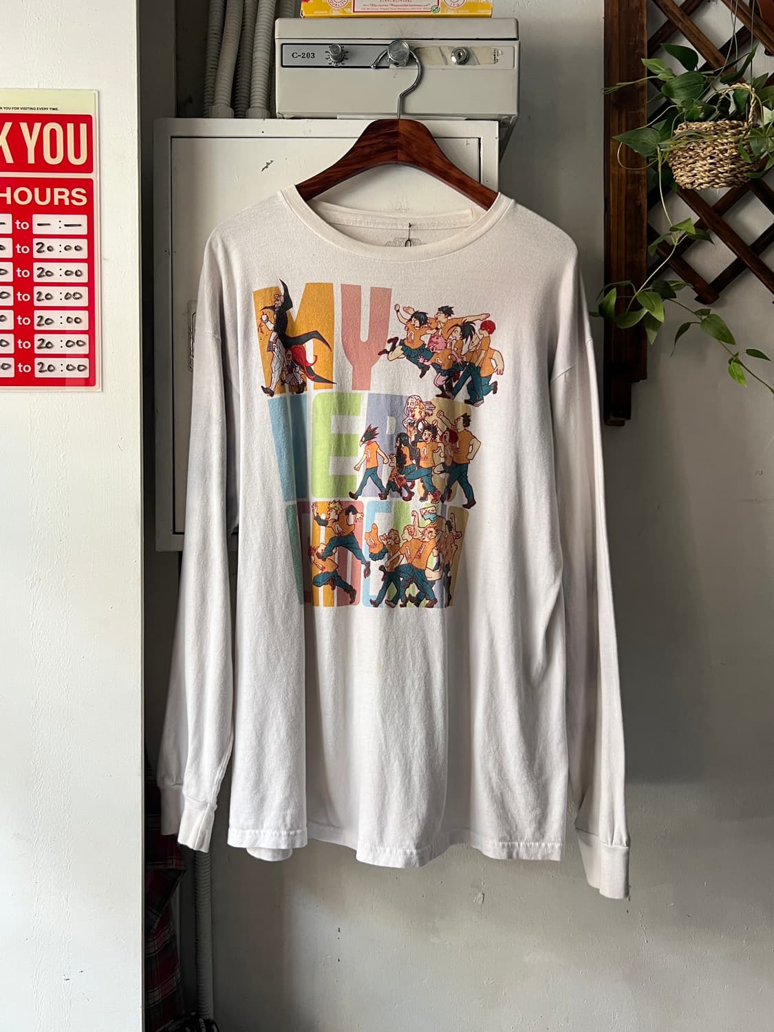 [L]나의 히어로 아카데미아 롱슬리브 티셔츠 상품이미지1