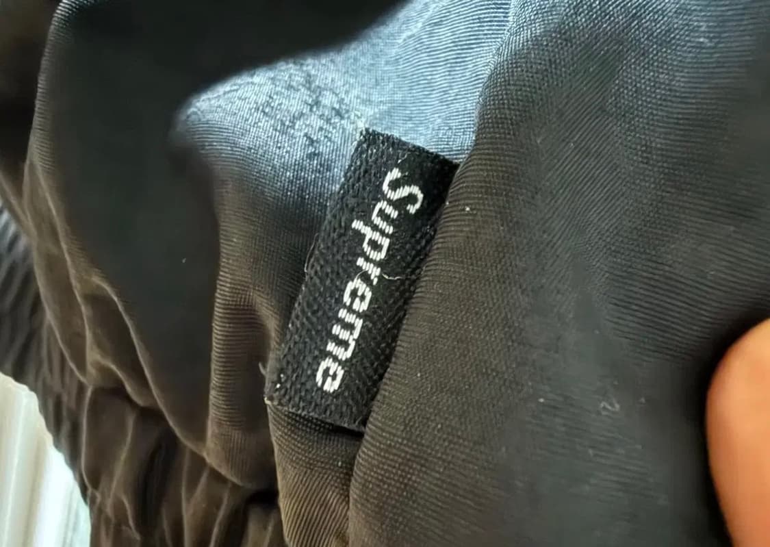 [M] 슈프림 17fw 파이핑 트랙 자켓 블랙 상품이미지4