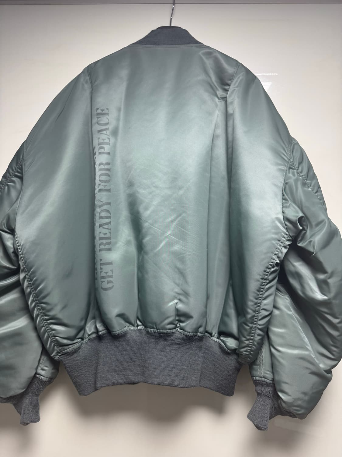 버즈릭슨 x 빔즈 ma-1 세이지 그린 상품이미지3