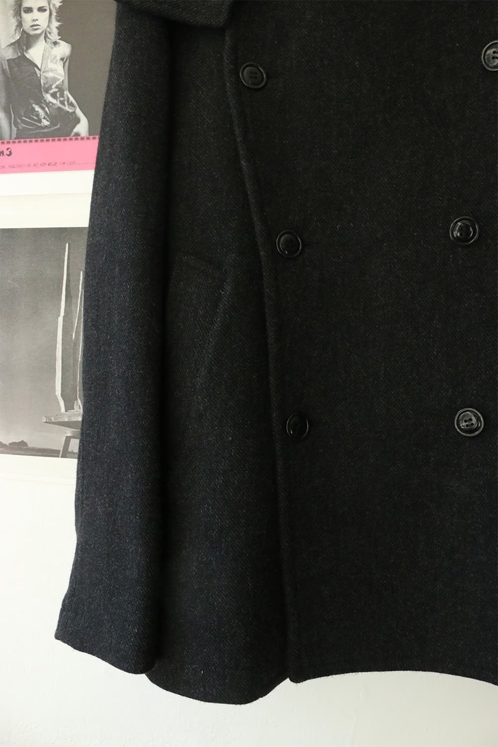 카반 드 주카 후드 울 피코트 상품이미지5