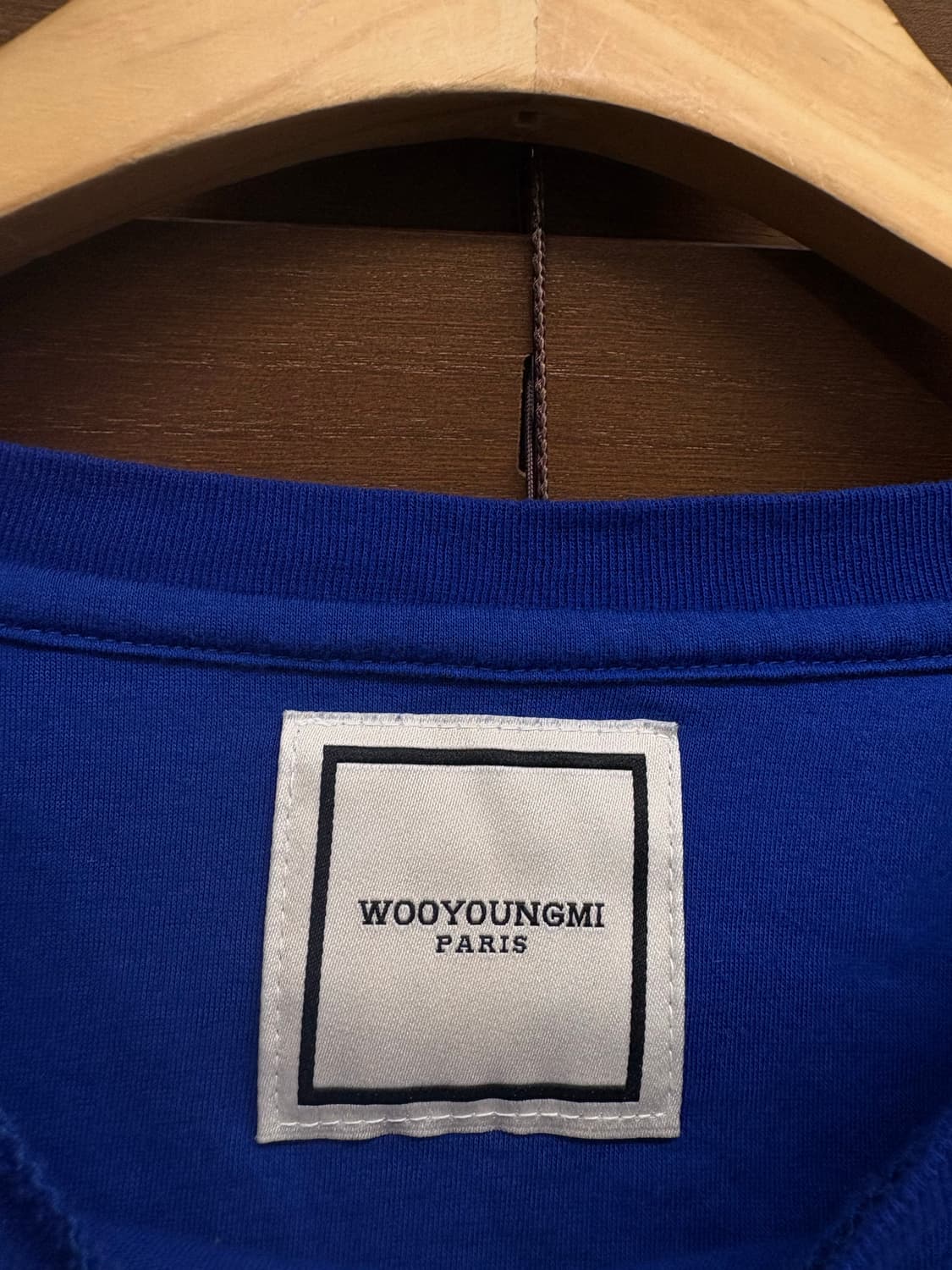 우영미 백로고 블루 롱슬리브 44  상품이미지8