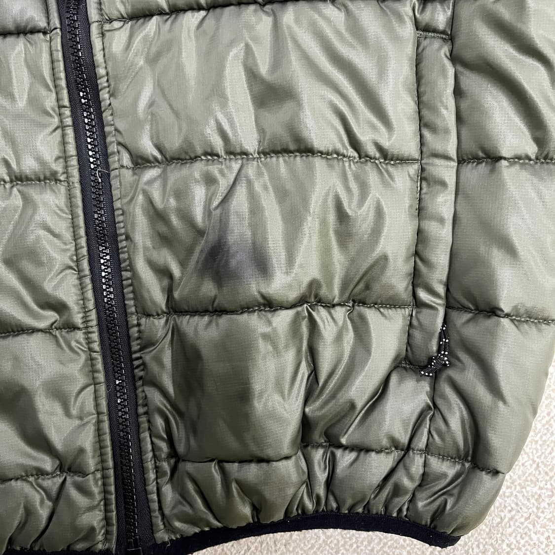 [L] 시조새 카키 경량 패딩 점퍼 자켓 0119M1 상품이미지3