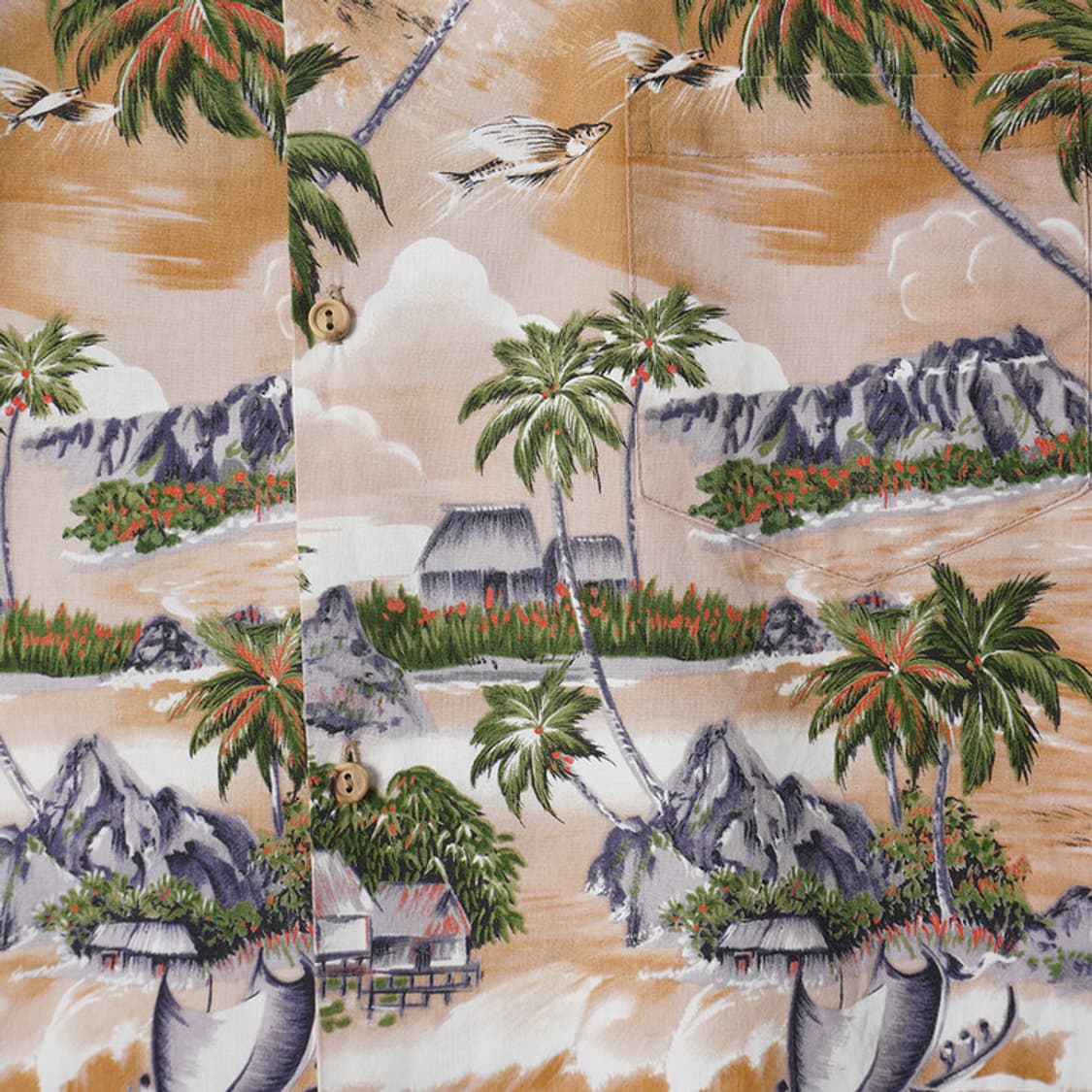 RJC (Hawaiian, USA Made) 하와이안 셔츠 XL 상품이미지7