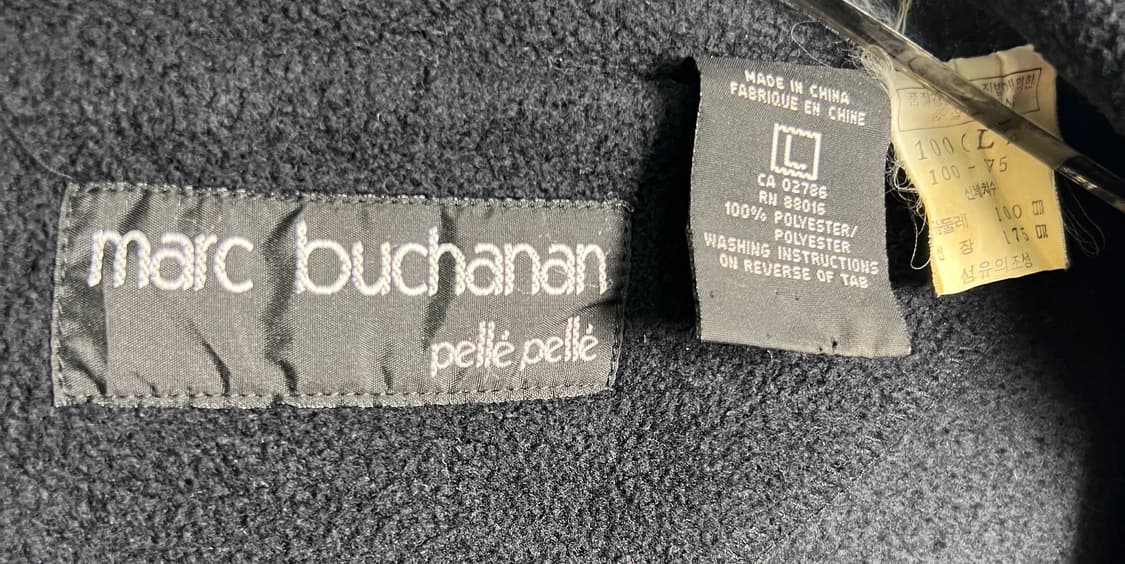 Pelle Pelle 펠레펠레 블랙 플리스 자켓 L 상품이미지3