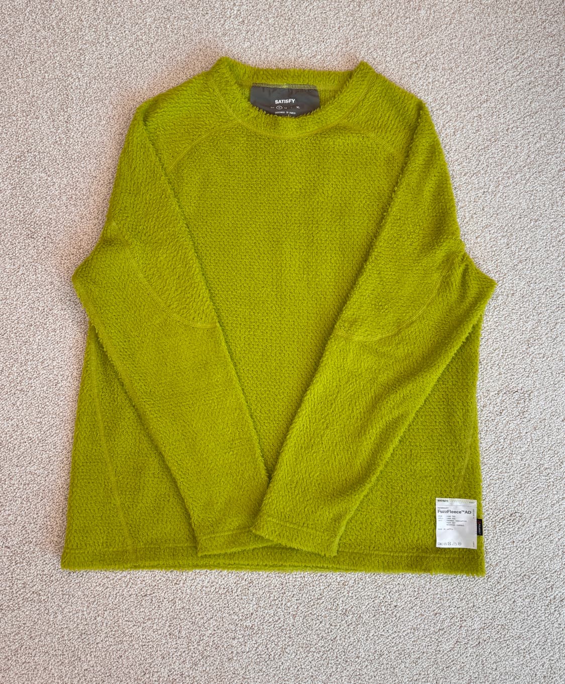 Satisfy 퍼즈 플리스 롱 티셔츠 S 상품이미지3