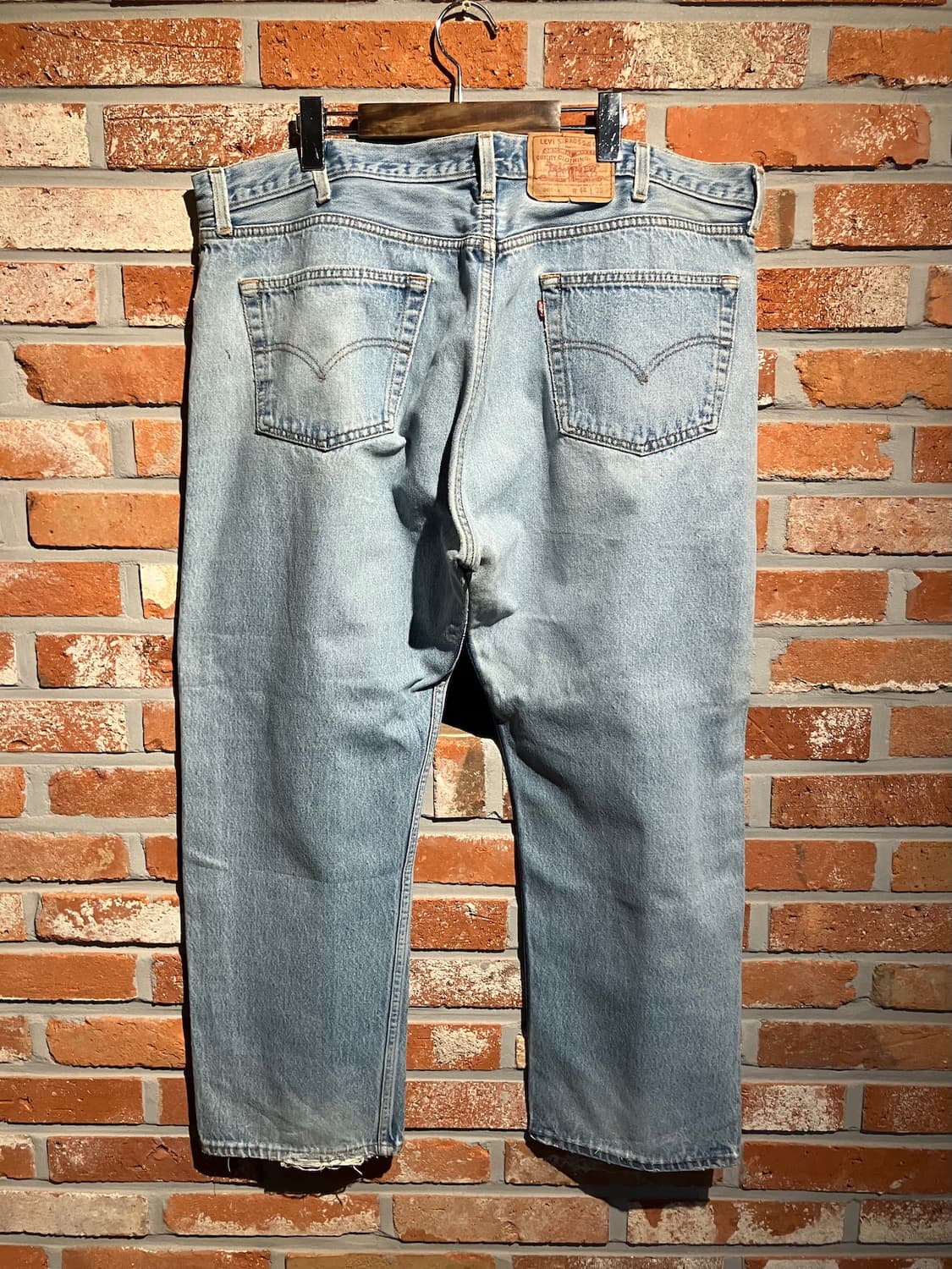 90s USA 빈티지 리바이스 501 데님 팬츠 빅사이즈 상품이미지5