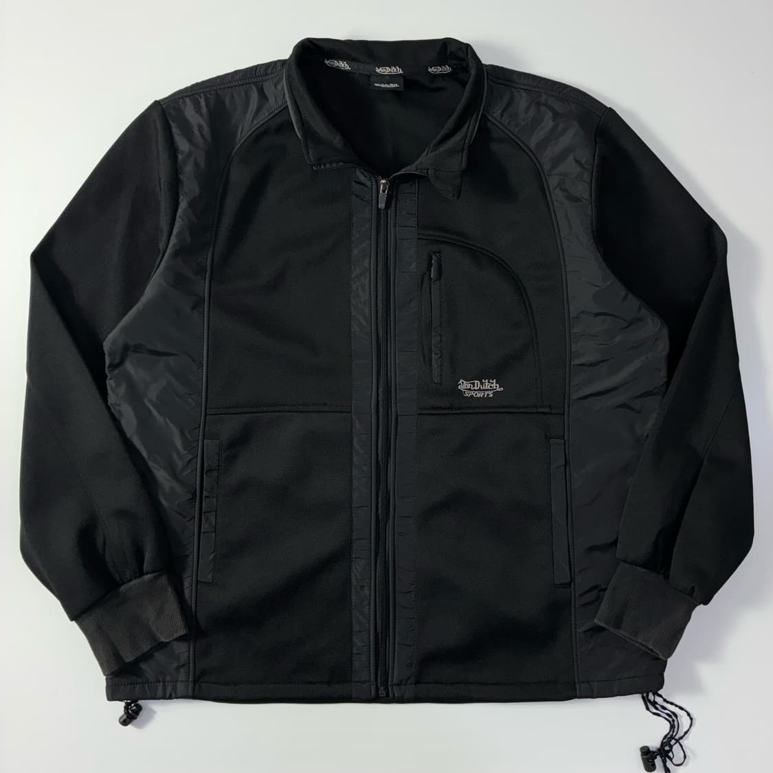 Von dutch  본더치 00,s 미니멀 블랙 나일론 블럭 져지 상품이미지1