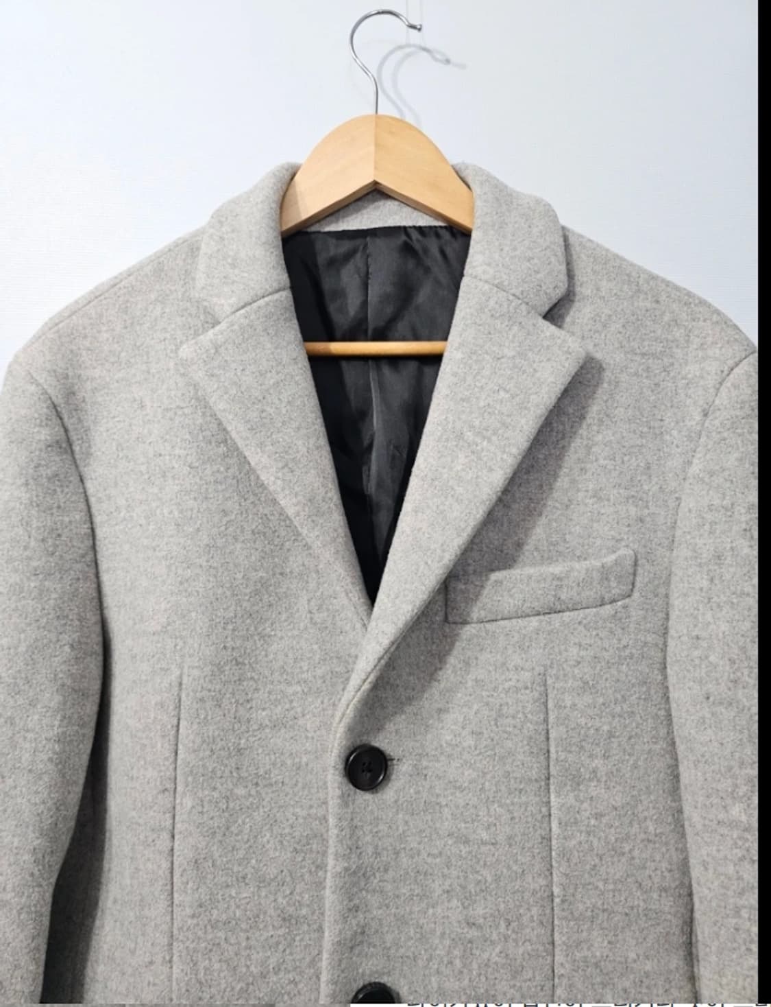 한섬 시스템 SYSTEM 캐시미어 블렌디드 남성 코트 100 상품이미지2