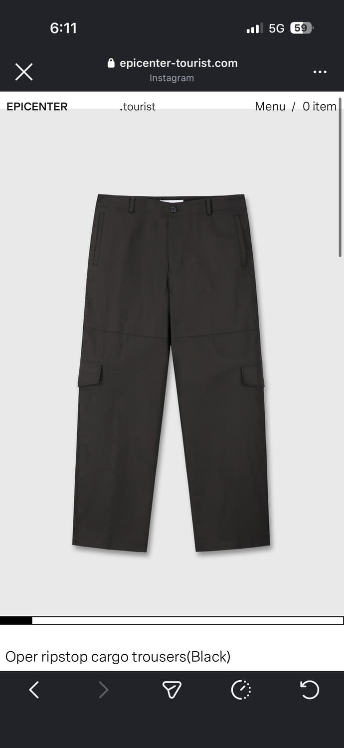 에피센터 투어리스트 Oper ripstop cargo trousers  상품이미지1