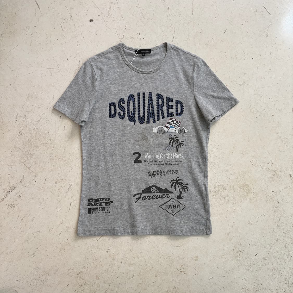 DSQUARED2 디스퀘어드2 빈티지 반팔티 L 상품이미지1