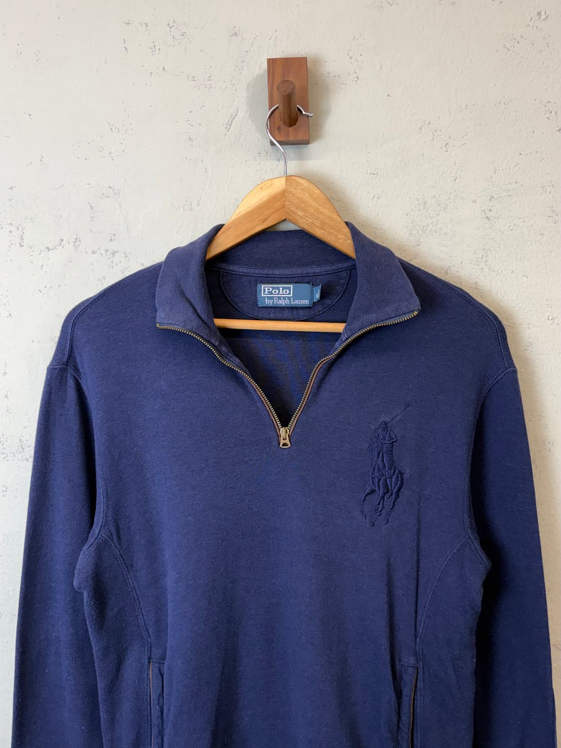폴로랄프로렌 빈티지 빅포니 반집업 스웻셔츠 상품이미지3