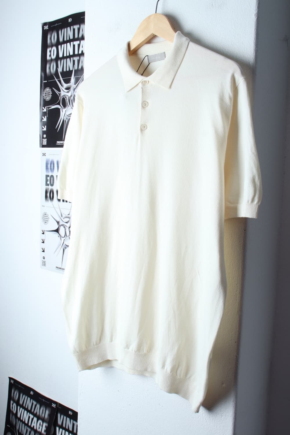 (XL-2XL) 프로젝트엠 반팔 카라 티셔츠 새상품 니트-H31457 상품이미지1