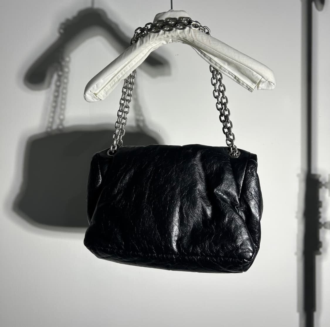 발렌시아가 모나코 미디움 실버 체인백 상품이미지5