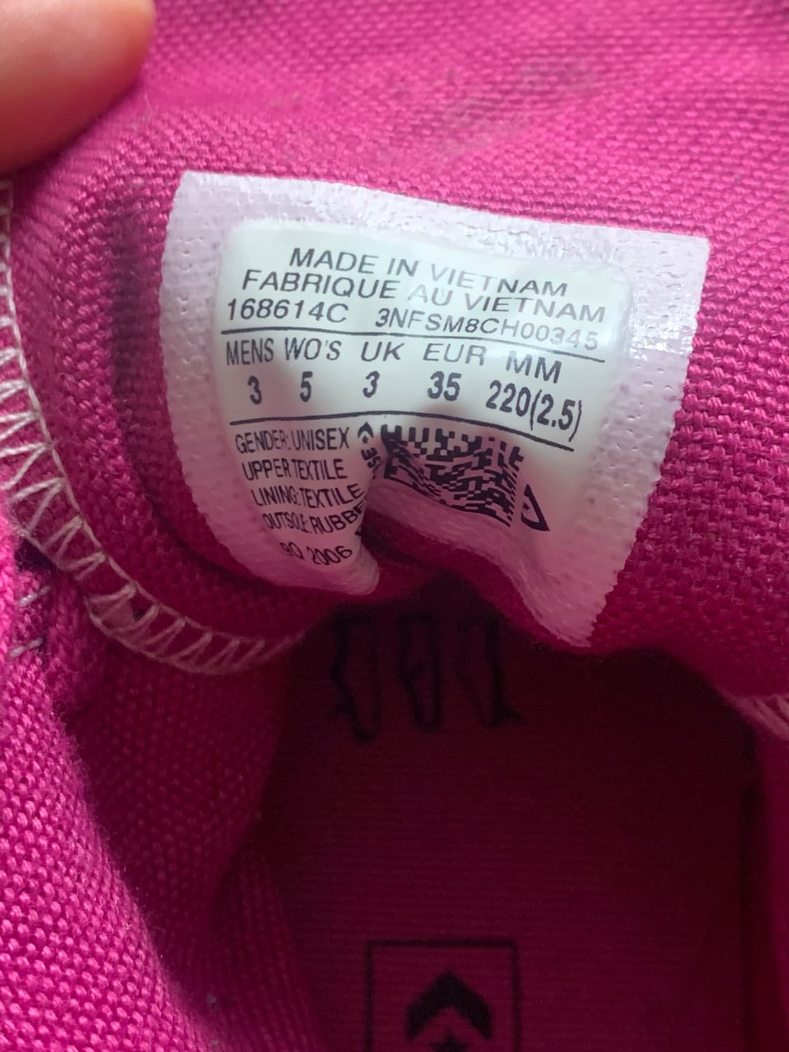 컨버스 하이 핑크 캑터스 플라워 225 상품이미지6