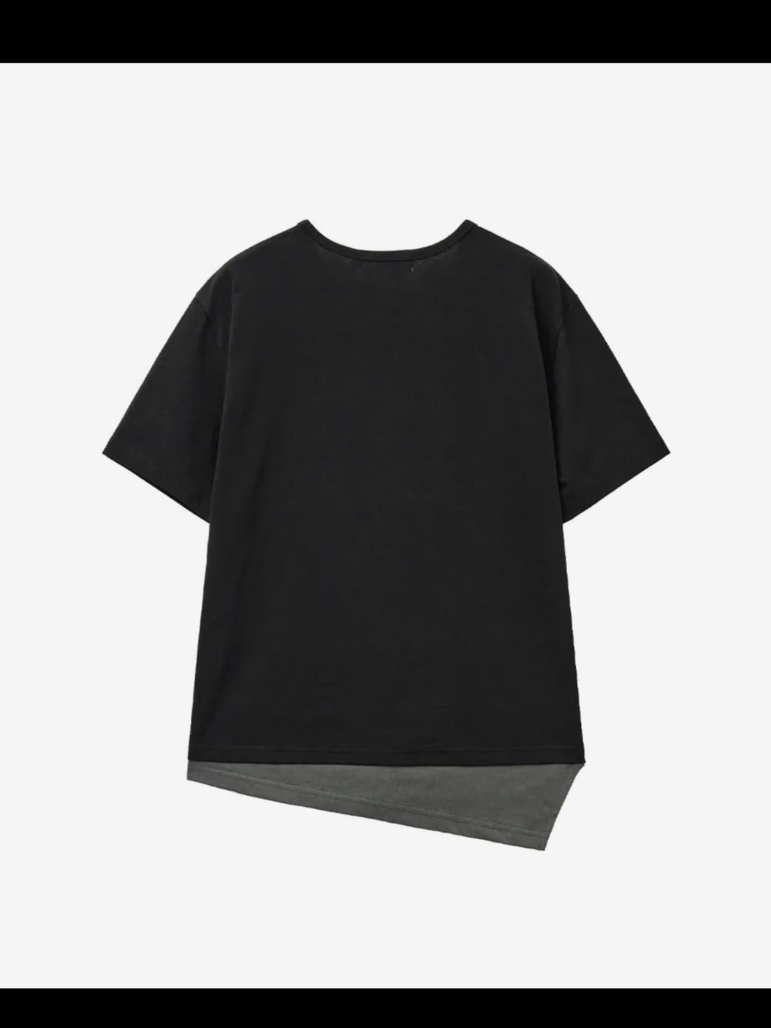 Line layered short sleeve BLACK 상품이미지3