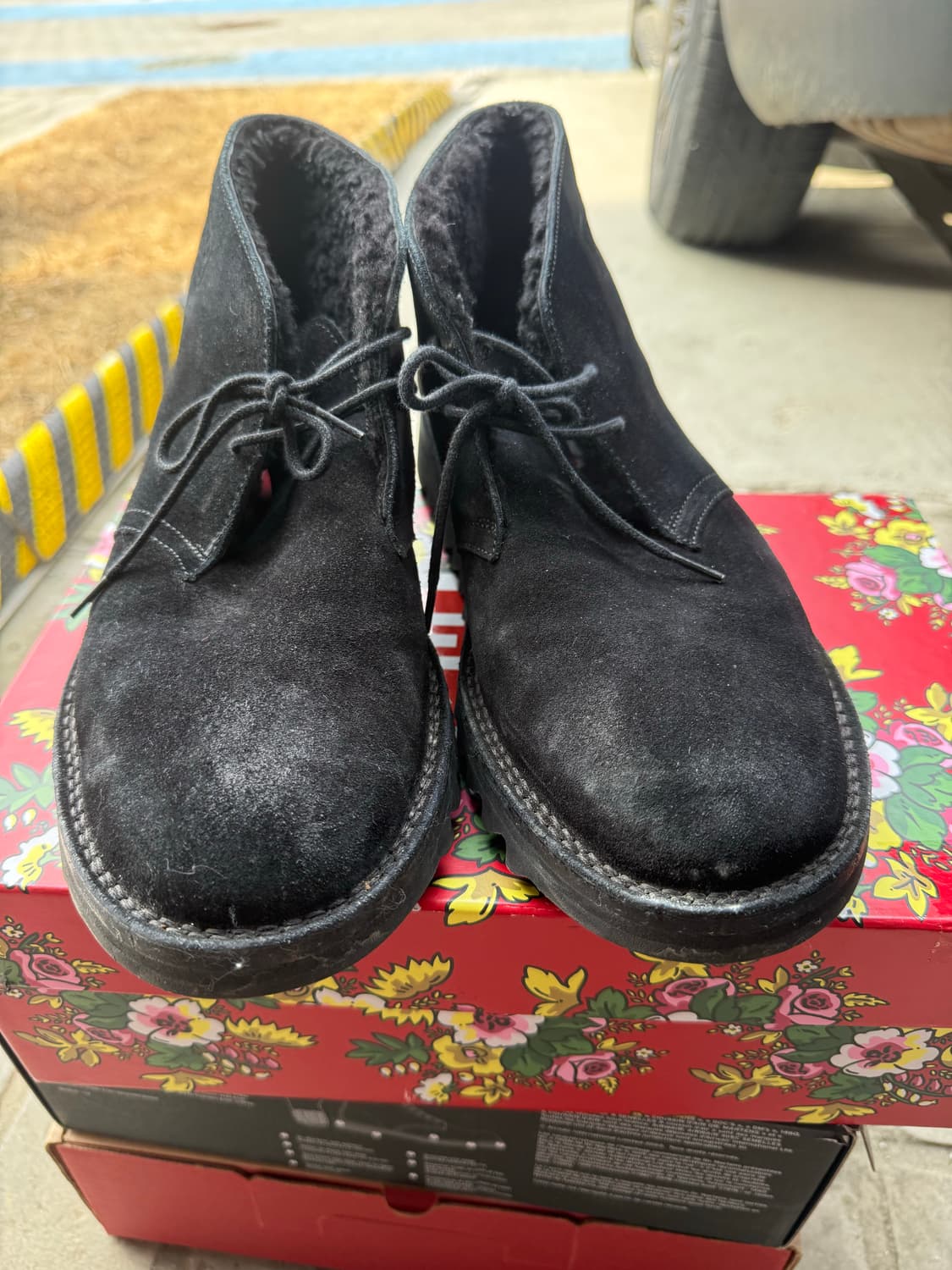 겐조 kenzo 스웨이드부츠 280 us10  상품이미지4