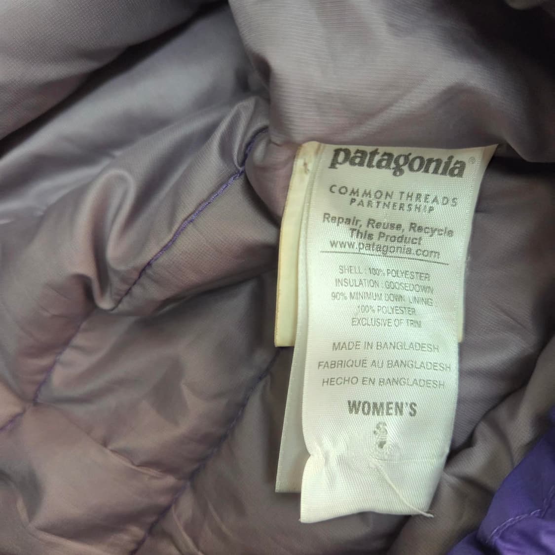 파타고니아 다운 자켓 우먼 경량패딩(S) 상품이미지7