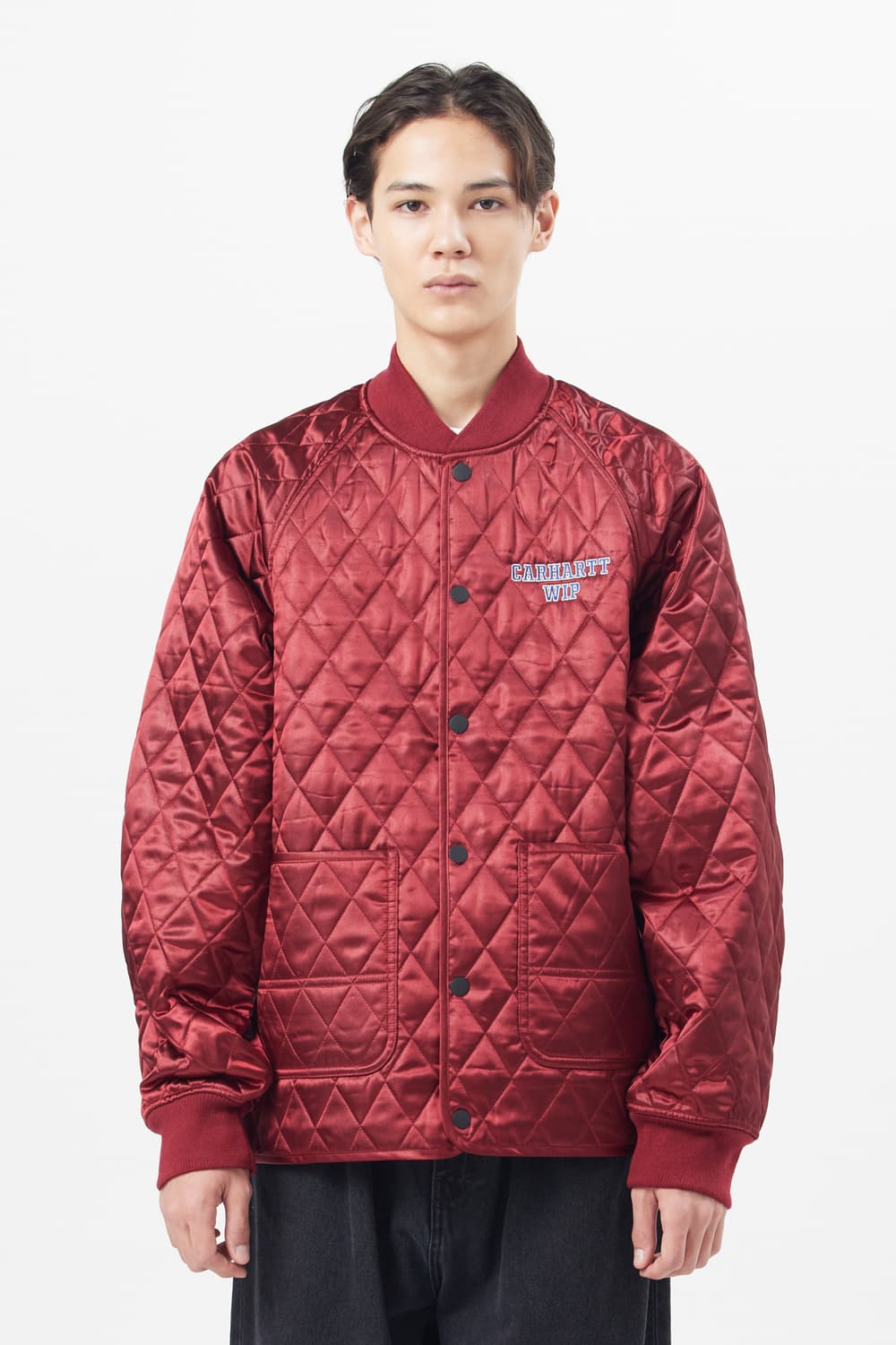 칼하트윕 퀄팅 자켓 스칼렛 상품이미지3
