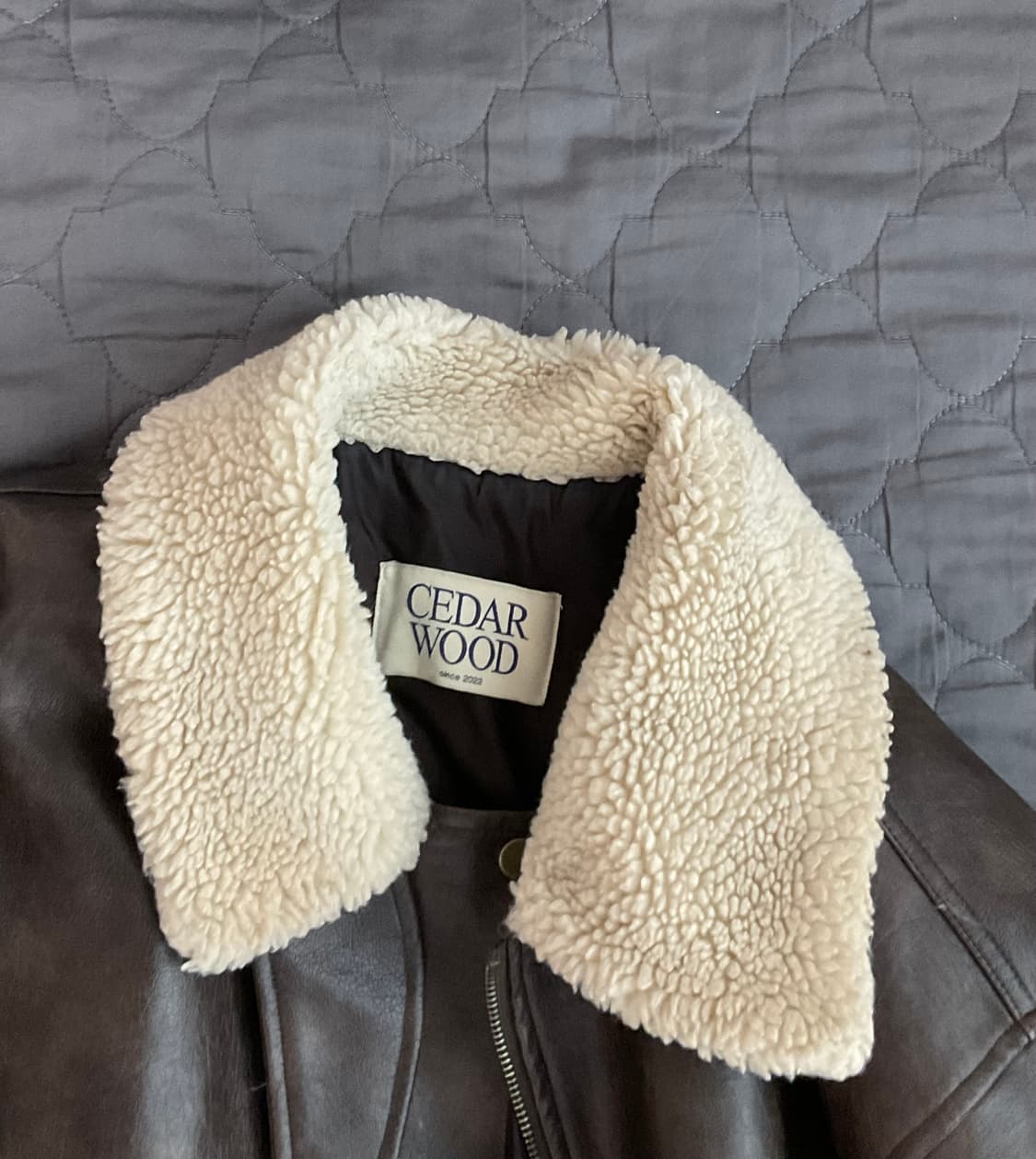 브라운 무스탕 상품이미지2