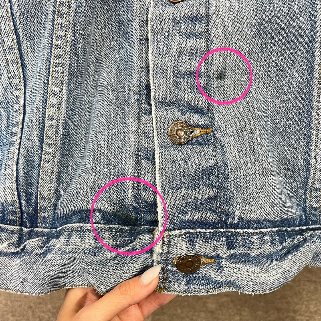 (L) 80~90s USA Levi's 리바이스 트러커 데님 자켓 상품이미지8