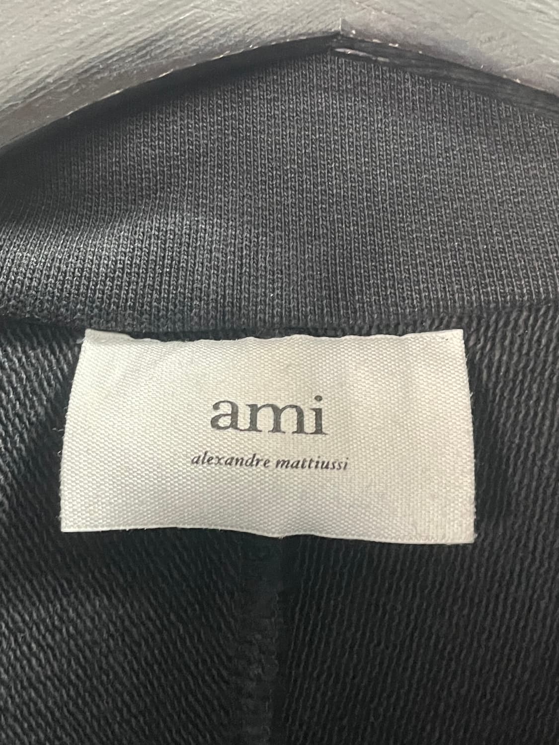 아미 인타르시아 빅로고 반집업 맨투맨 (on.561) 상품이미지7