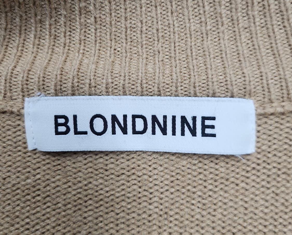 블론드나인 베이지색 가디건 2XL 상품이미지3