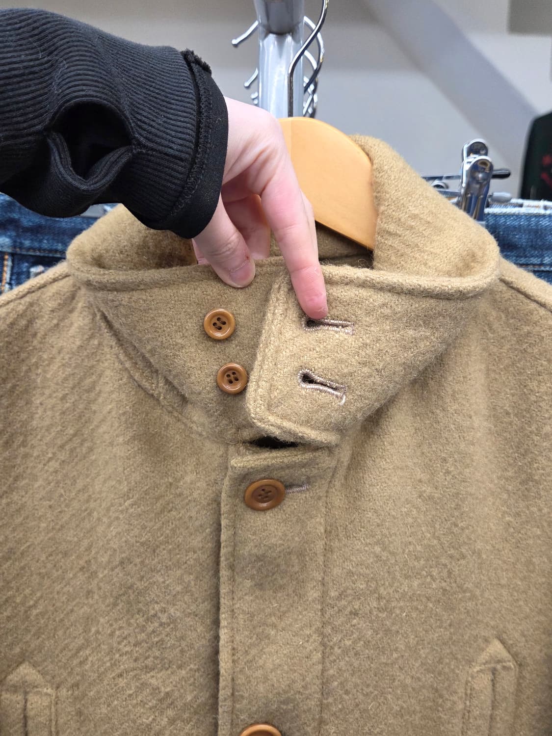 1980s Scene from van 울 자켓 상품이미지7