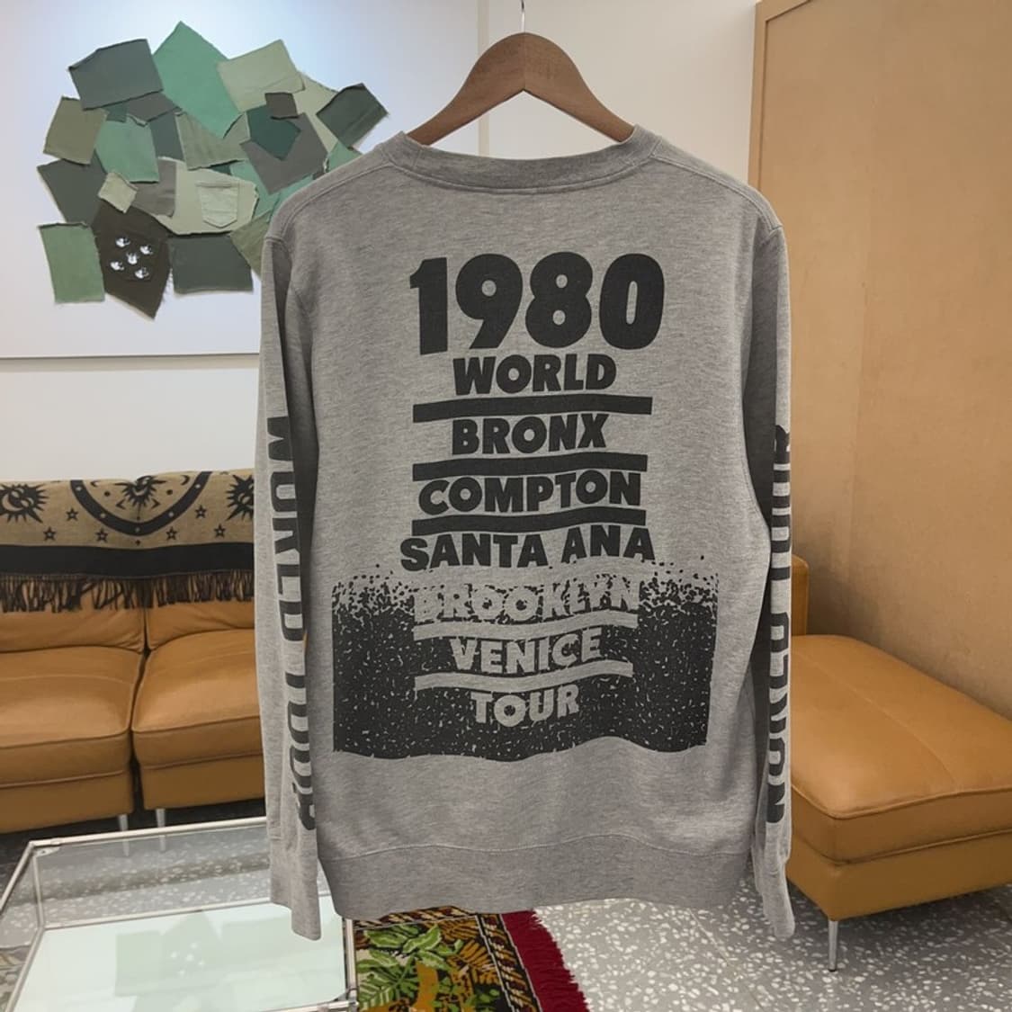 스투시 NYC 월드투어 약기모 스웻셔츠 맨투맨 100 C06296 상품이미지3