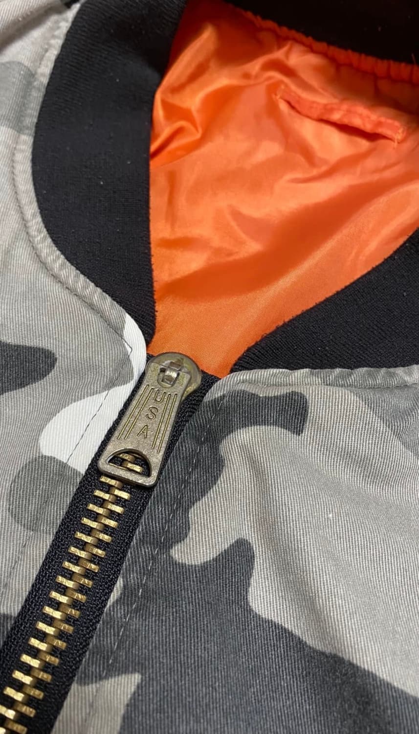 포스텍스 가먼츠 카모 봄버 자켓 MA1 상품이미지3