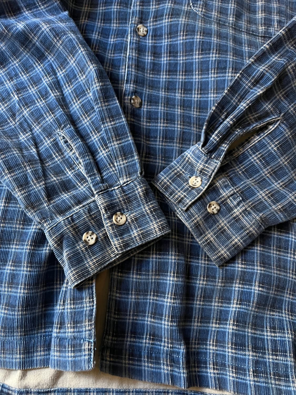 [L]반스 재팬 헤리티지 스케이터 코듀로이 체크 셔츠 상품이미지5