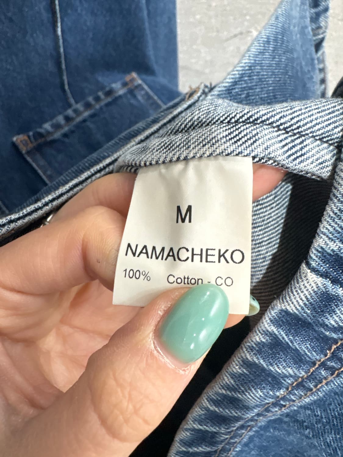 나마체코 데님 자켓 상품이미지8