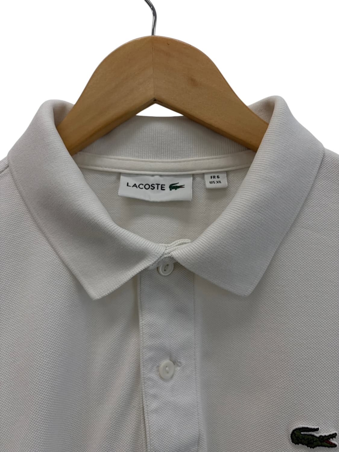 라코스테 피케 반팔 화이트 (XL)  상품이미지2