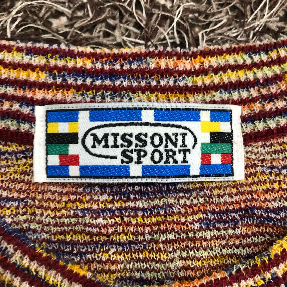 미쏘니 멀티컬러 패턴 니트 상품이미지4