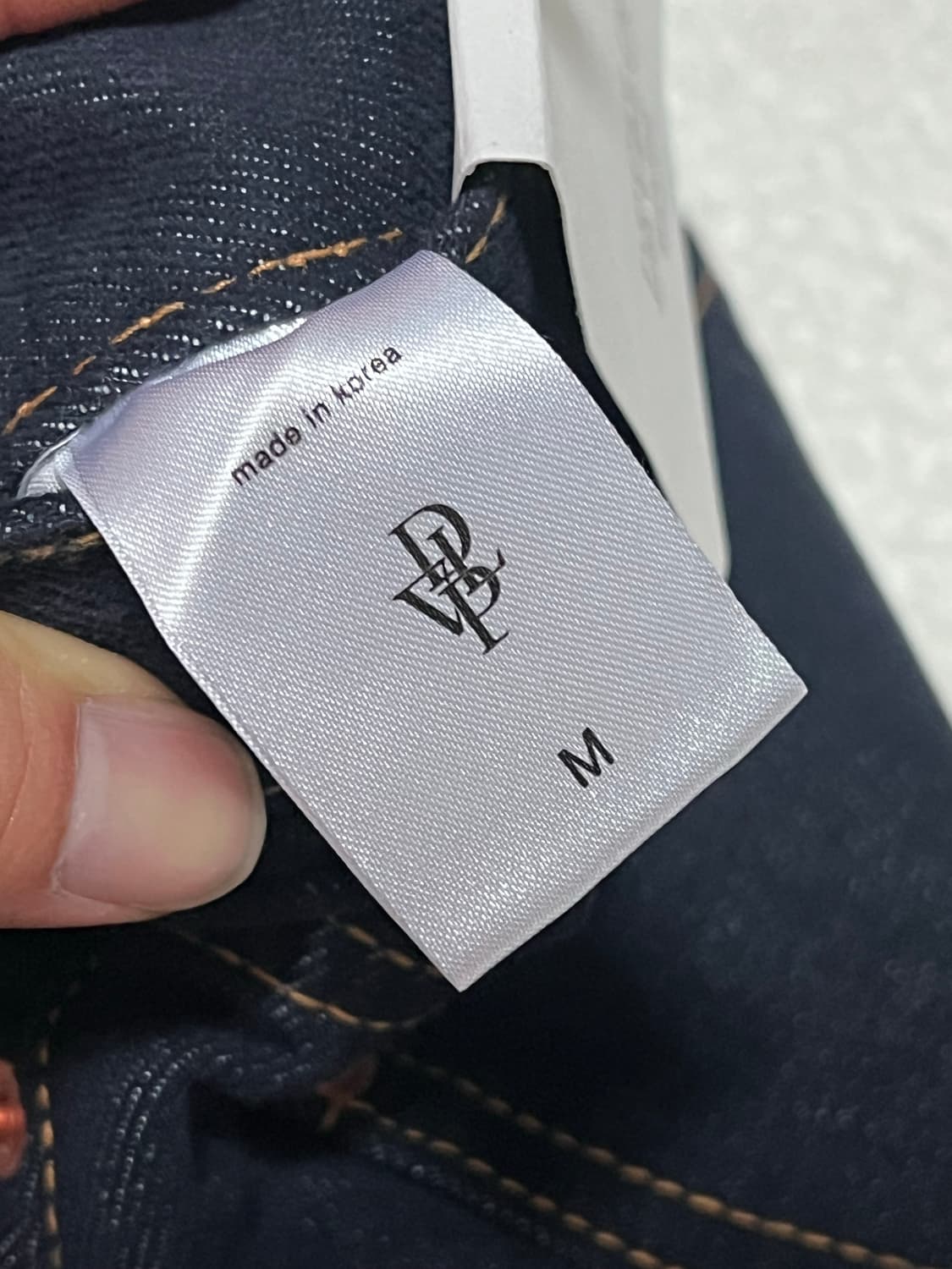 디벨롭 자수 데님 팬츠 (새상품) 상품이미지3