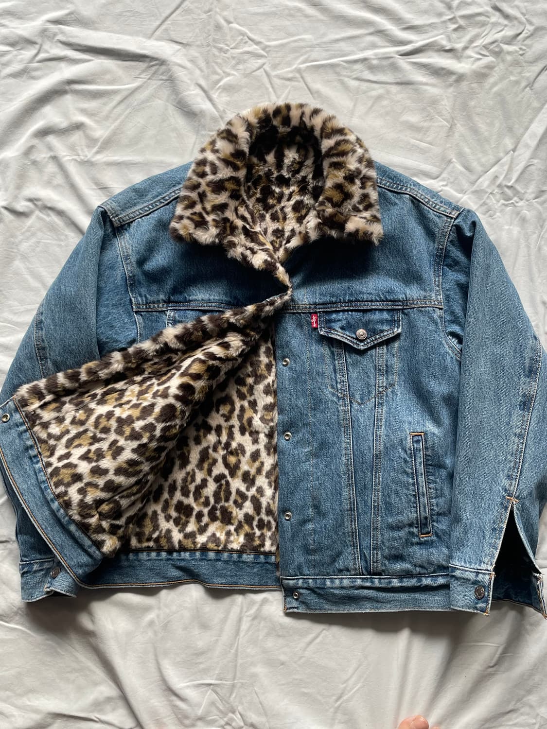 리바이스 레오파드 쉐르파 트러커   상품이미지6