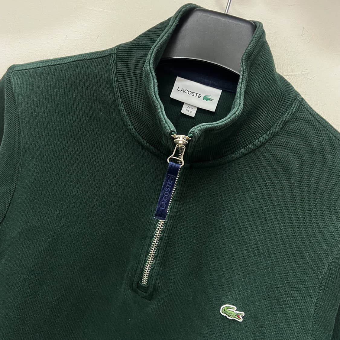 라코스테 베이직 하프집업 스웨터 S 상품이미지3