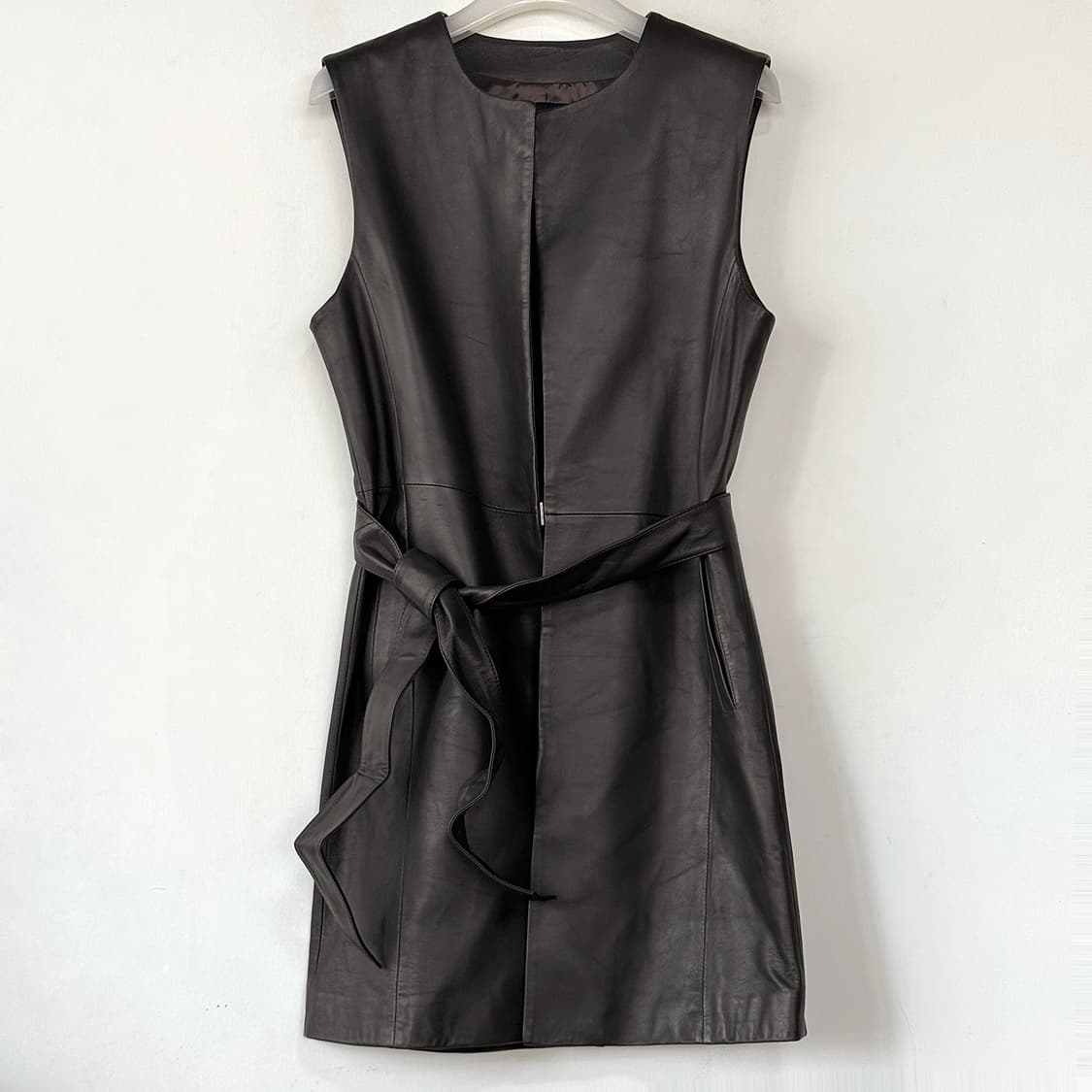 로보 ROBO 이태리 램스킨 롱 베스트 [새상품] 상품이미지2