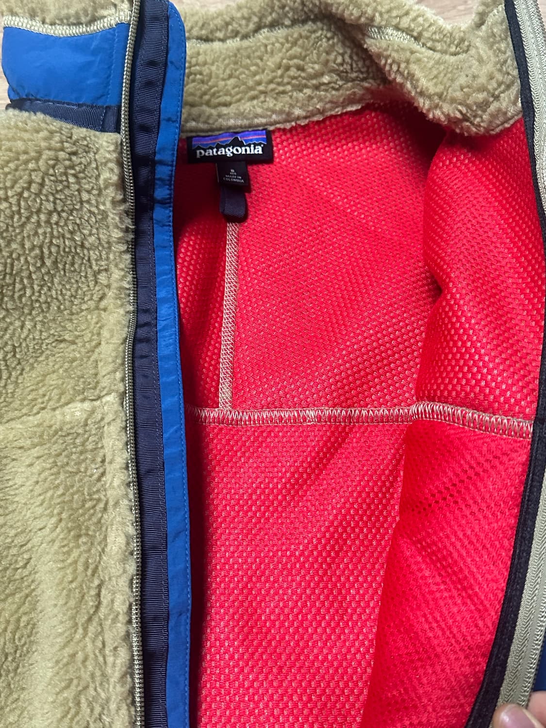 파타고니아 레트로 x 모하비 자켓 브라운 (애쉬탄테디베어) 남성 S  상품이미지5