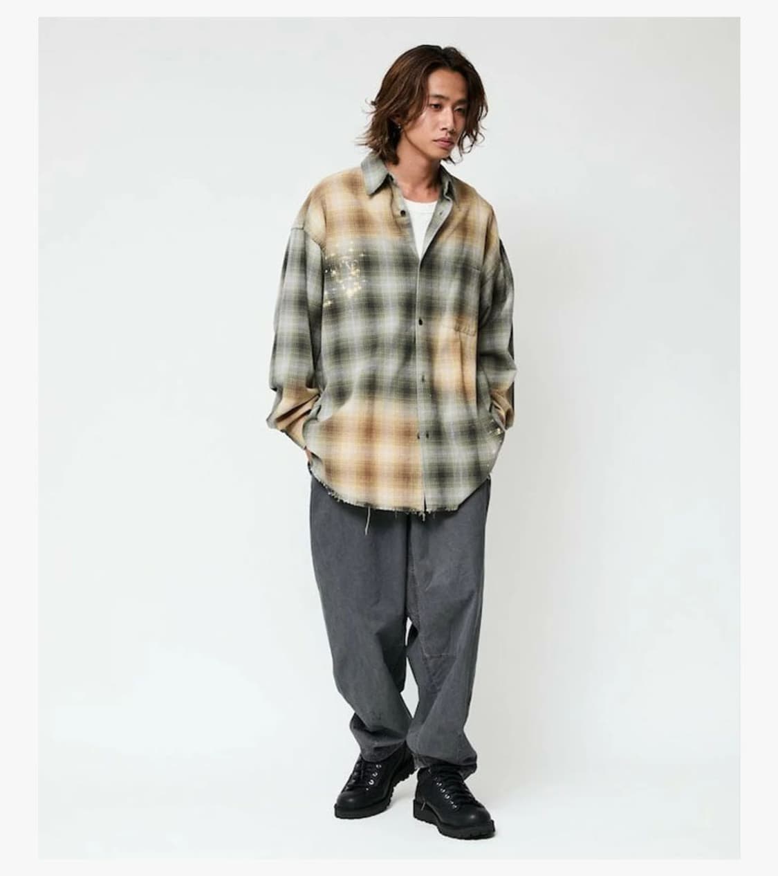 FREAK’S STORE - 25FW BLEACH WASHED SHIRT 상품이미지3